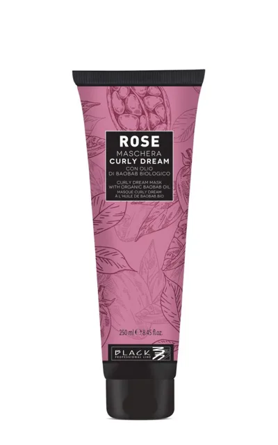 Black Rose Curly Dream Mask 250ml -  Maska na vlnité a kudrnaté vlasy