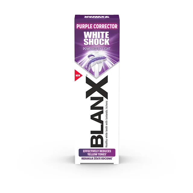 BLANX Zubní pasta White Shock Purple 75 ml