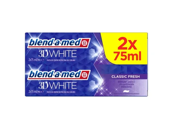 Blend-a-med 3D White Classic Fresh zubní pasta 150 ml