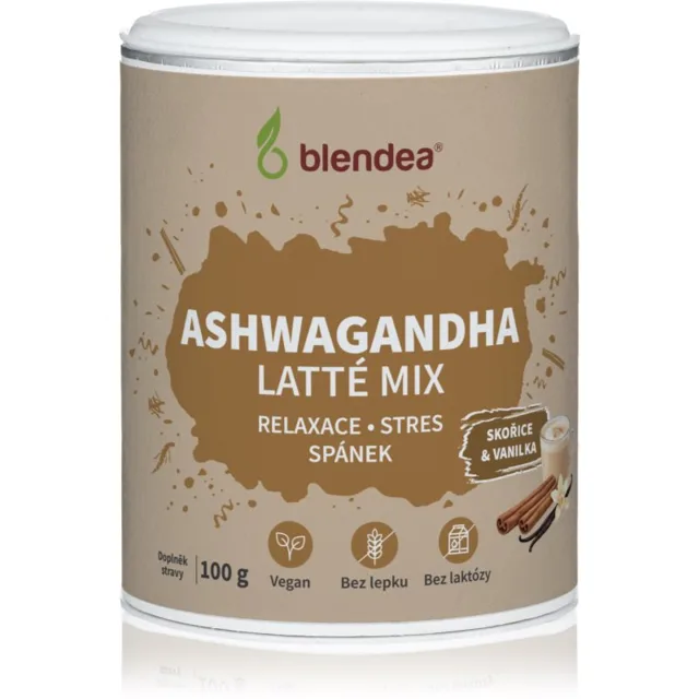 Blendea Ashwagandha Latte Mix nápoj pro duševní pohodu 100 g