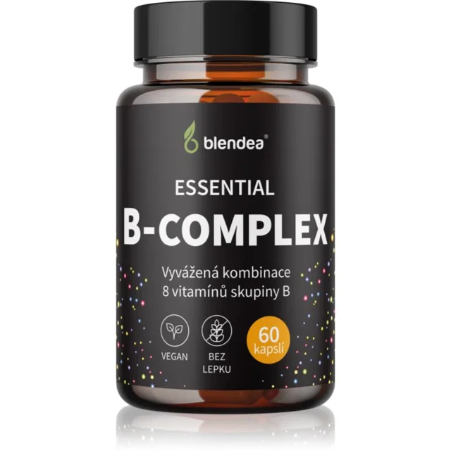 Blendea Essential B-Complex kapsle pro normální činnost nervové soustavy a krásnou pleť 60 cps