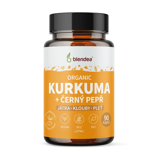 Blendea Kurkuma + Piperin 90 kapslí