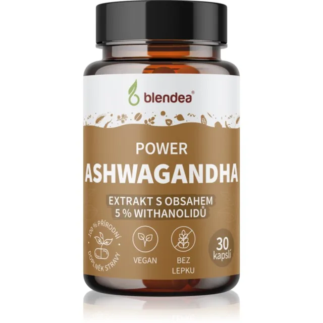 Blendea Power Ashwagandha kapsle pro podporu duševní rovnováhy 30 cps