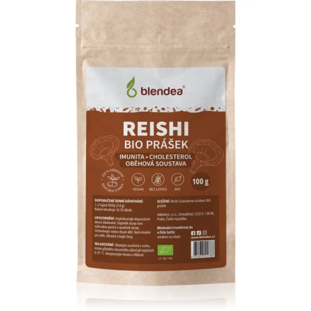 Blendea Reishi BIO prášek prášek pro podporu imunitního systému 100 g