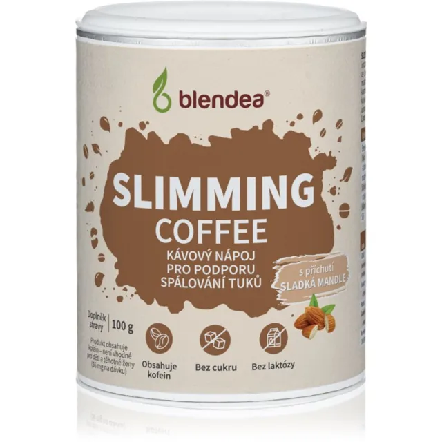Blendea Slimming Coffee instantní káva pro kontrolu hmotnosti příchuť Sweet Almond 100 g