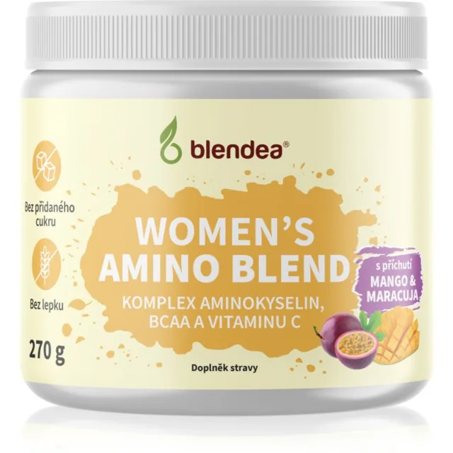 Blendea Women's Amino Blend komplex aminokyselin pro ženy příchuť Mango-Maracuja 270 g