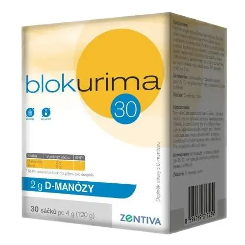 Blokurima 2g D-manózy sáčky 30 x 4g