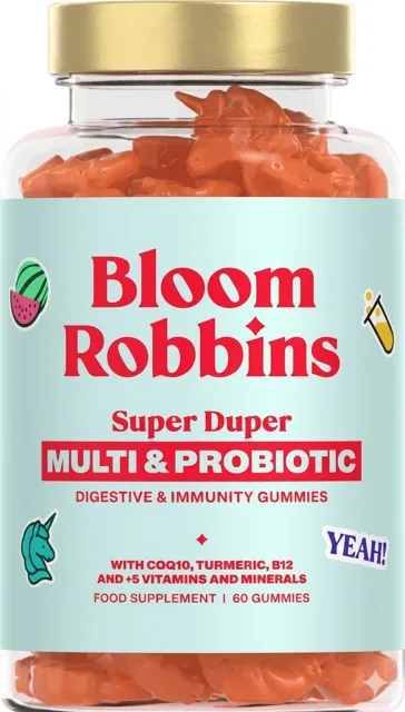 Bloom Robbins Multi & Probiotic gummies 60 kusů