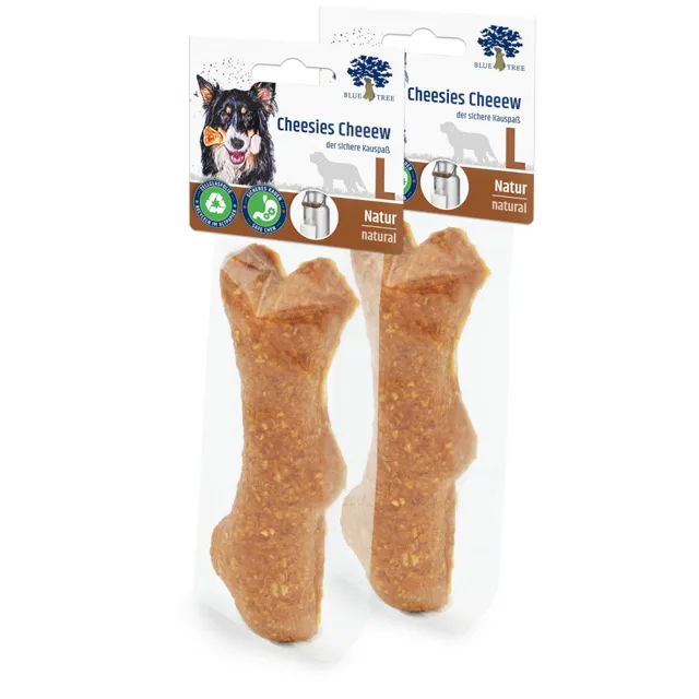 Blue Tree Cheesie Cheeew Natur  - velikost L: 2 x 80 g (2 kusy)