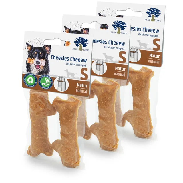 Blue Tree Cheesie Cheeew Natur  - velikost S: 3 x 40 g (6 kusů)