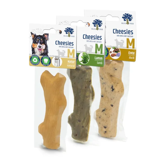 Blue Tree Cheesies - míchané balení velikosti M: 3 druhy po 50 g