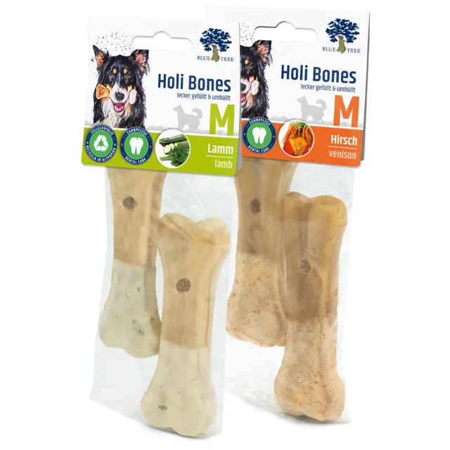 Blue Tree Holi Bones Lamb & Deer - velikost M (2 x jehněčí, 2 x zvěřina)