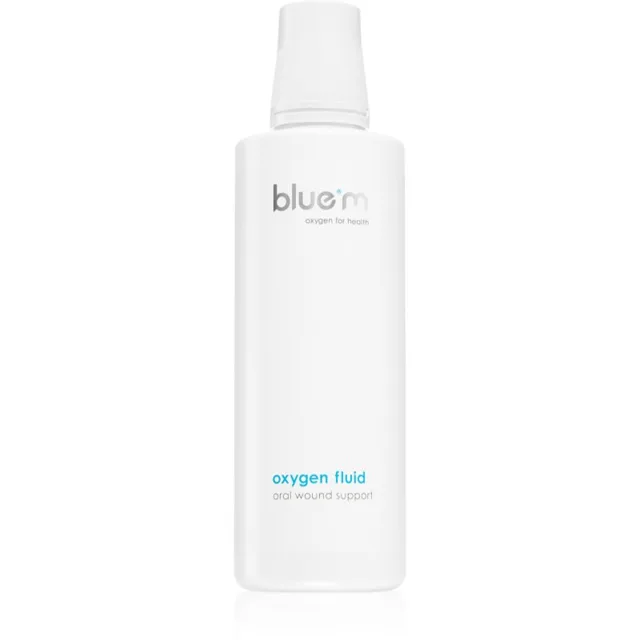 bluem Oxygen for Health Oxygen Fluid přípravek na lokální ošetření na afty a drobná poranění dutiny ústní 500 ml