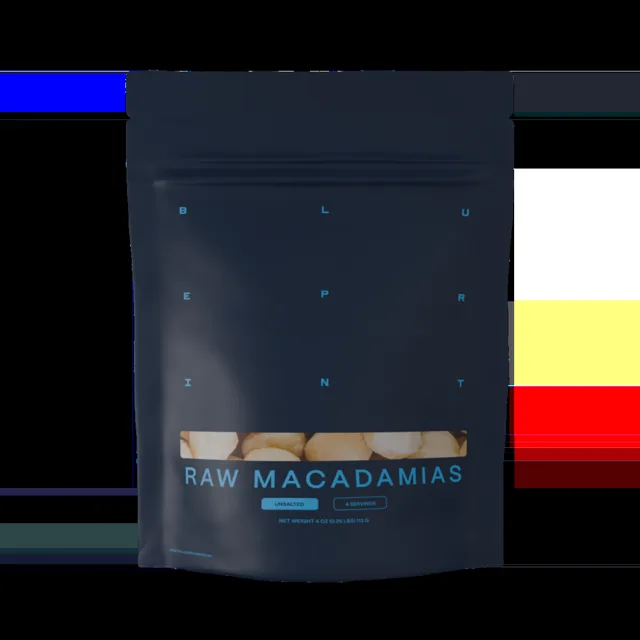 Blueprint Raw makadamové ořechy