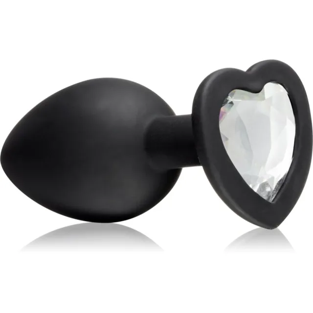Blush Temptasia Bling Plug Small anální kolík Small black 7.2 cm