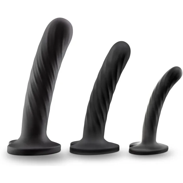 Blush Temptasia Twist Kit Set of Three sada análních kolíků black
