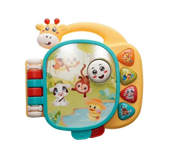 Bo Jungle hudební knížka Giraffe 12m+