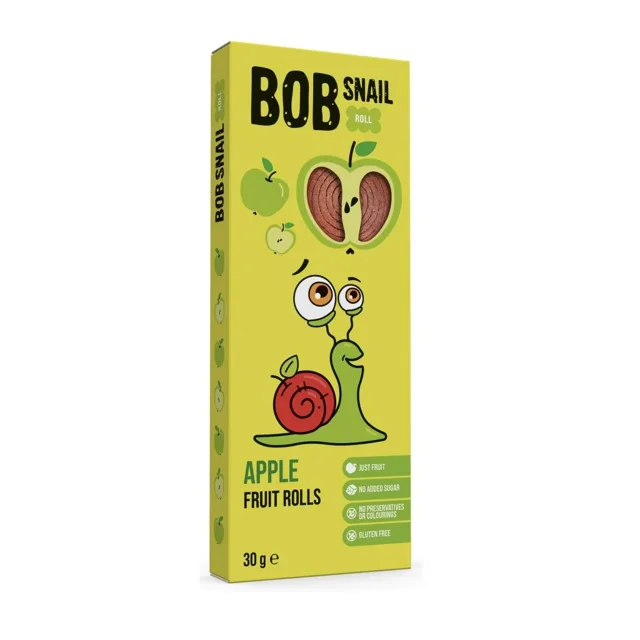 Bob Snail jablko ovocné rolky 30 g