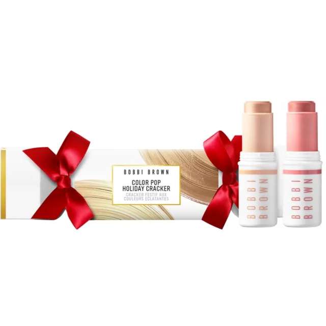 Bobbi Brown Holiday Color Pop Holiday Cracker dárková sada odstín Morning Dew / Flirty Peach