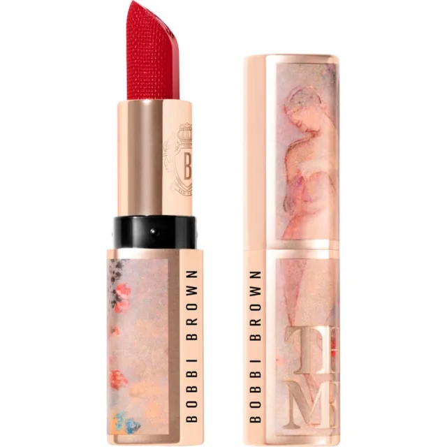 Bobbi Brown Holiday Luxe Lipstick krémová rtěnka odstín Parisian Red 3.5 g