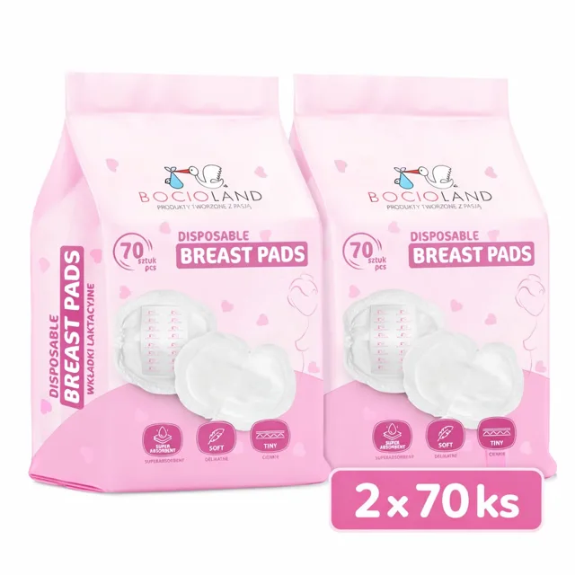 BocioLand Vložky do podprsenky, ultratenké, 2x70 ks