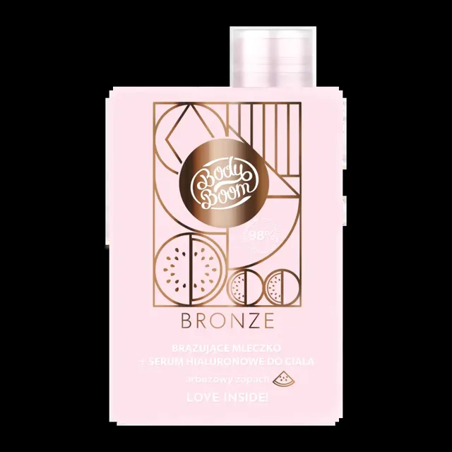 Body Boom Bronzující tělové mléko s hyaluronovým sérem 2v1 140 ml