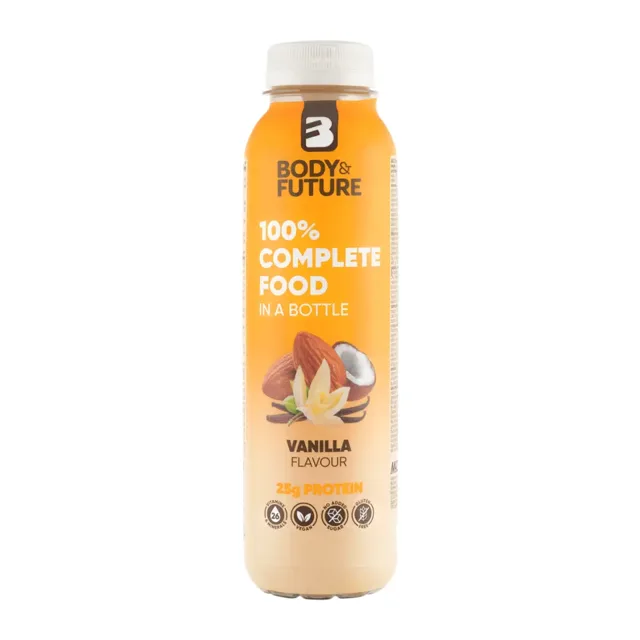 Body&Future Rostlinný nápoj 100 % complete food Vanilka 400 ml