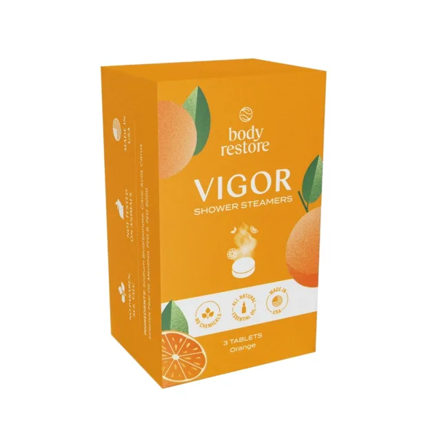 Body Restore Aromatické tablety do sprchy pomeranč 3 ks