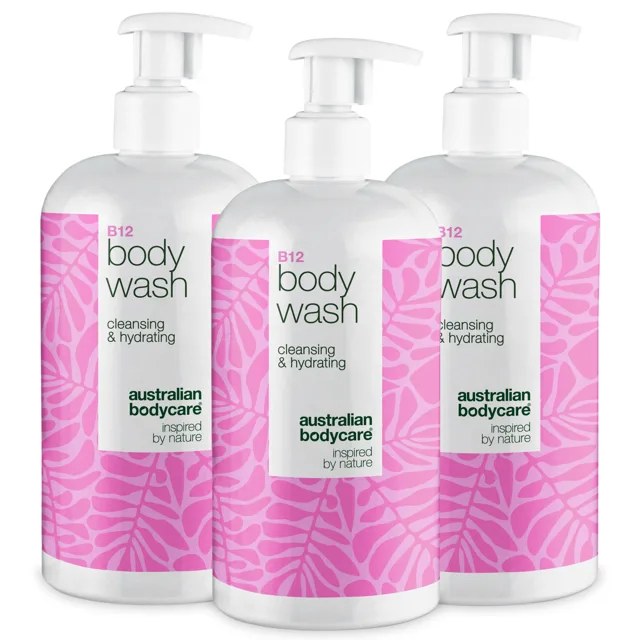 Body Wash s B12 – Hydratace a péče pro každý den — B12 Body Wash – každodenní péče pro čištění a hloubkovou hydrataci.