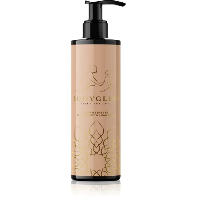 BodyGliss Intimate Massage Oil lubrikační olej Strawberry Spark Delight 150 ml