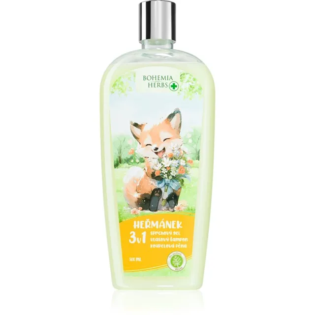 Bohemia Gifts Bohemia Herbs Heřmánek bublinková koupel a mycí gel pro děti 500 ml
