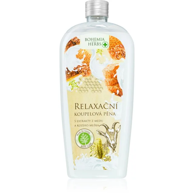 Bohemia Gifts Bohemia Herbs Med a Kozí Mléko koupelová pěna 500 ml