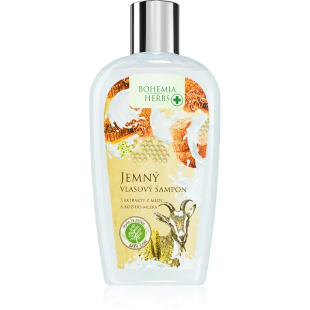 Bohemia Gifts Bohemia Herbs Med a Kozí Mléko vlasový šampon 250 ml