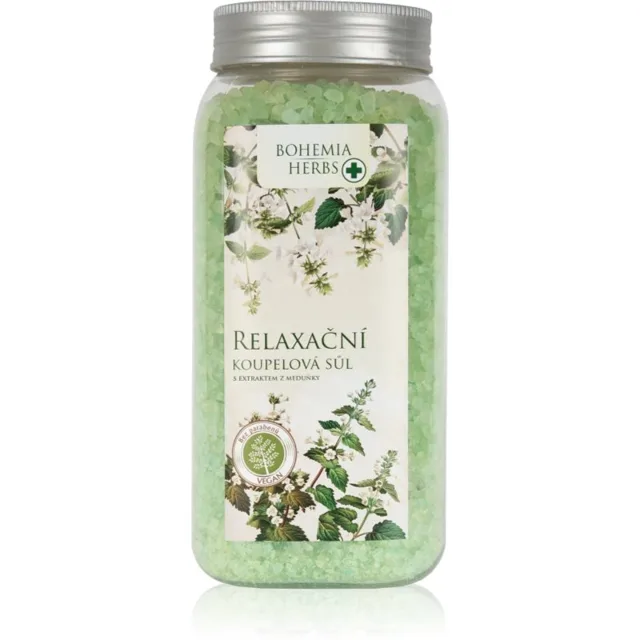 Bohemia Gifts Bohemia Herbs Meduňka sůl do koupele 900 g