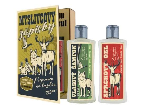 Bohemia Gifts & Cosmetics kosmetická sada pro Myslivce 2 x 250 ml