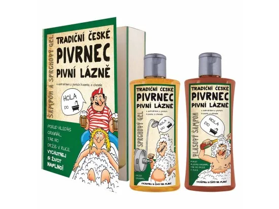 Bohemia Gifts & Cosmetics Pivrnec dárková sada 2 x 250 ml