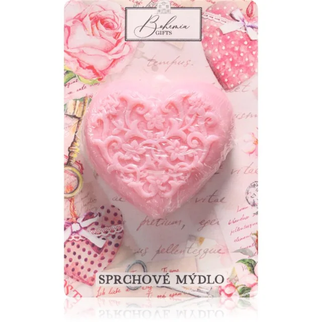 Bohemia Gifts Handmade Heart ručně vyráběné mýdlo s glycerinem 90 g