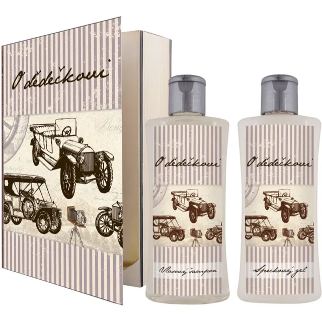 Bohemia Gifts Kniha O Dědečkovi dárková sada pro muže