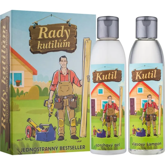 Bohemia Gifts Kniha Pro Kutily sada na tělo a vlasy pro muže