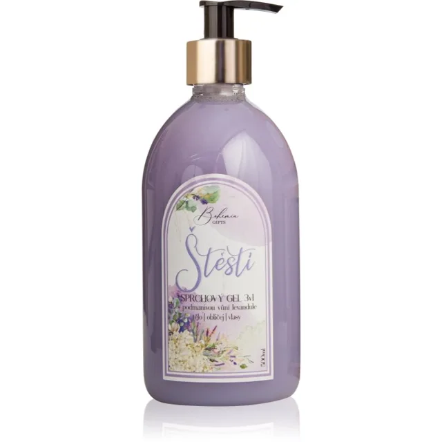 Bohemia Gifts Levandule sprchový gel 3 v 1 500 ml