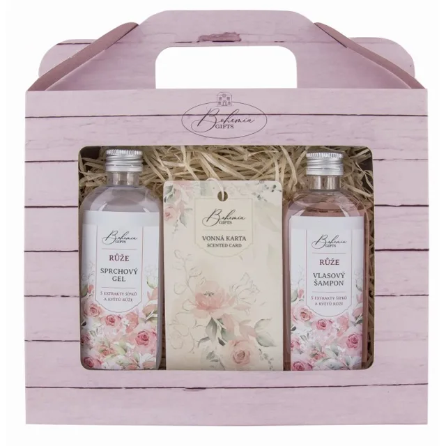 Bohemia Gifts Růže dárková sada s vůní růží