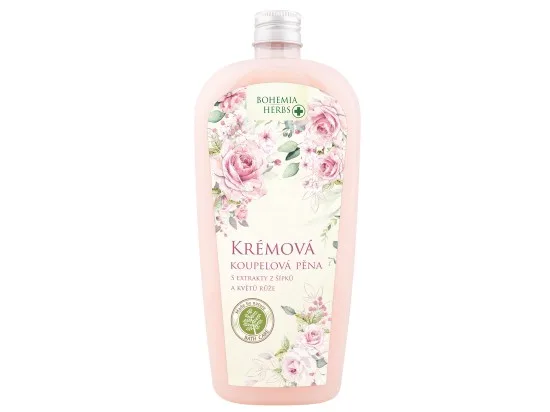 Bohemia Herbs koupelová pěna růže 500 ml