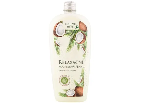 Bohemia Herbs koupelová pěna s kokosovým olejem 500 ml