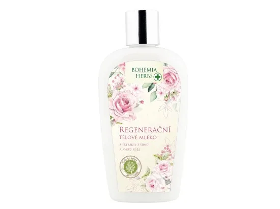 Bohemia Herbs tělové mléko růže 250 ml