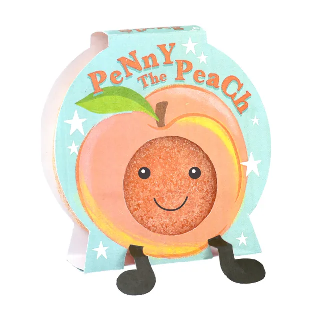 Bomb Cosmetics Mýdlová houbička Penny the Peach 100 g