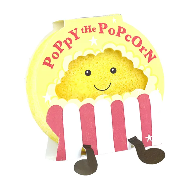 Bomb Cosmetics Mýdlová houbička Poppy the Popcorn 100 g