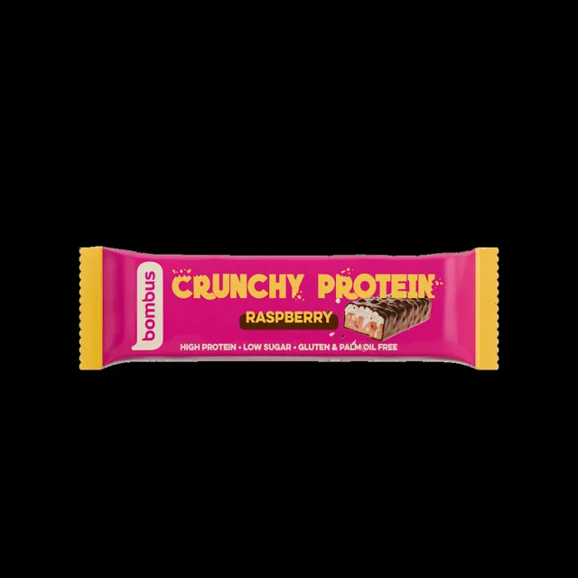 BOMBUS Crunchy protein raspberry 50 g