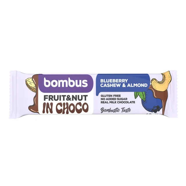 Bombus Fruit&Nut bar Blueberry&Cashew&Almond 40 g