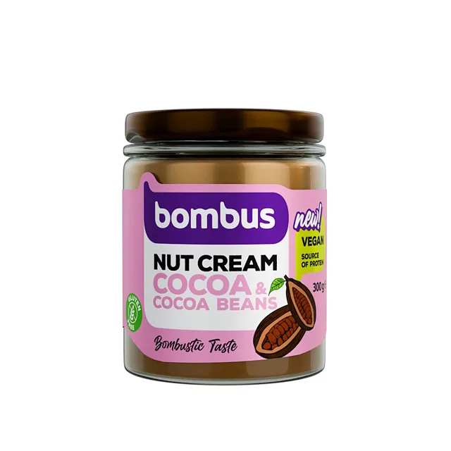 BOMBUS Nut arašídový krém s kakaem 300 g