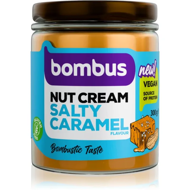 Bombus Nut Cream Salty Caramel ořechová pomazánka 300 g